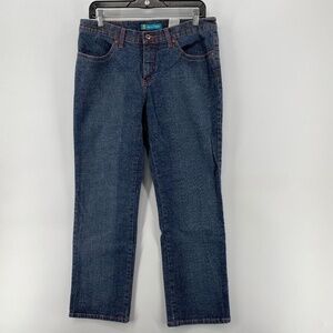 Hollywood The Jean People Jeans Women's Size 33 Vintage Washed Blue Straight Leg